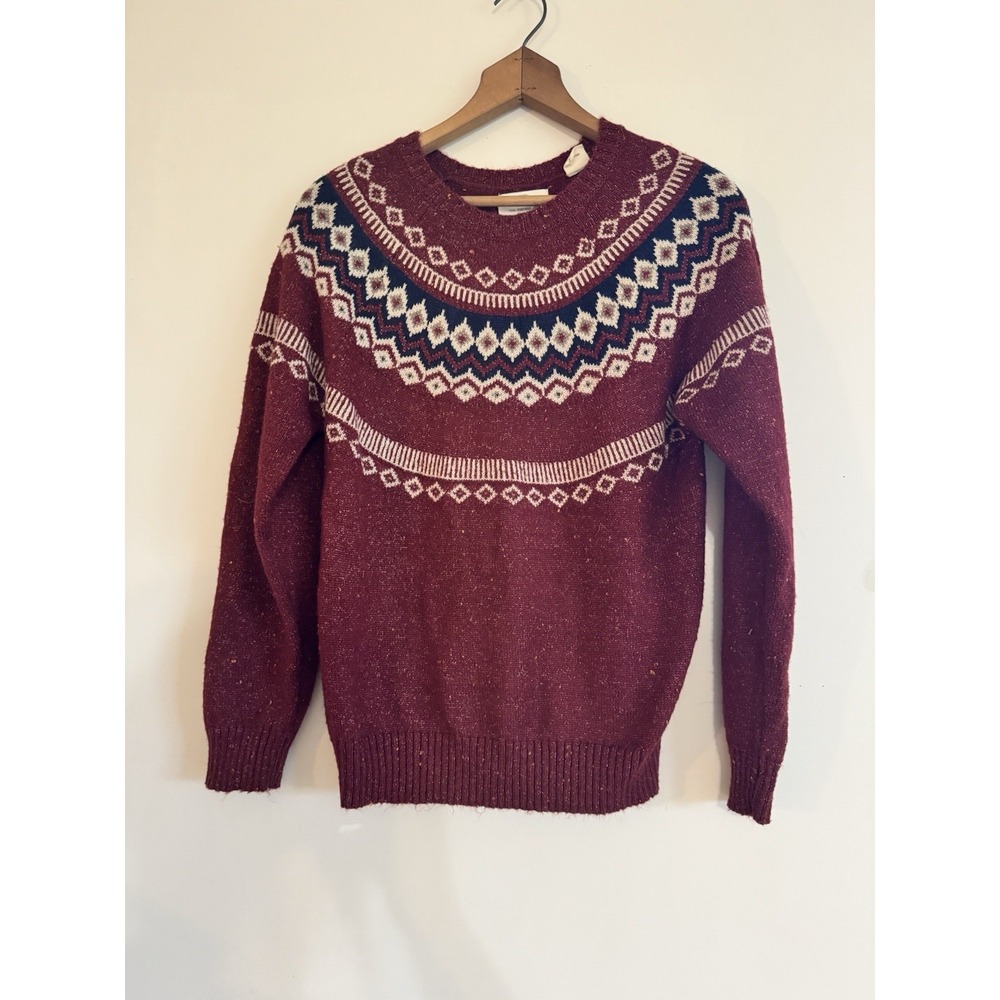 Cute Winter Sweater Weatherproof Small Vintage Style Preppy Classy Rustic
